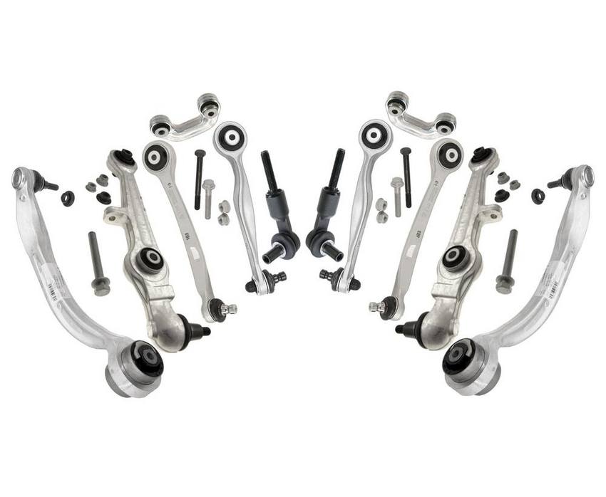 Audi Suspension Control Arm Kit - Front (12 Pieces) 8E0407694AG - Lemfoerder 3089360KIT